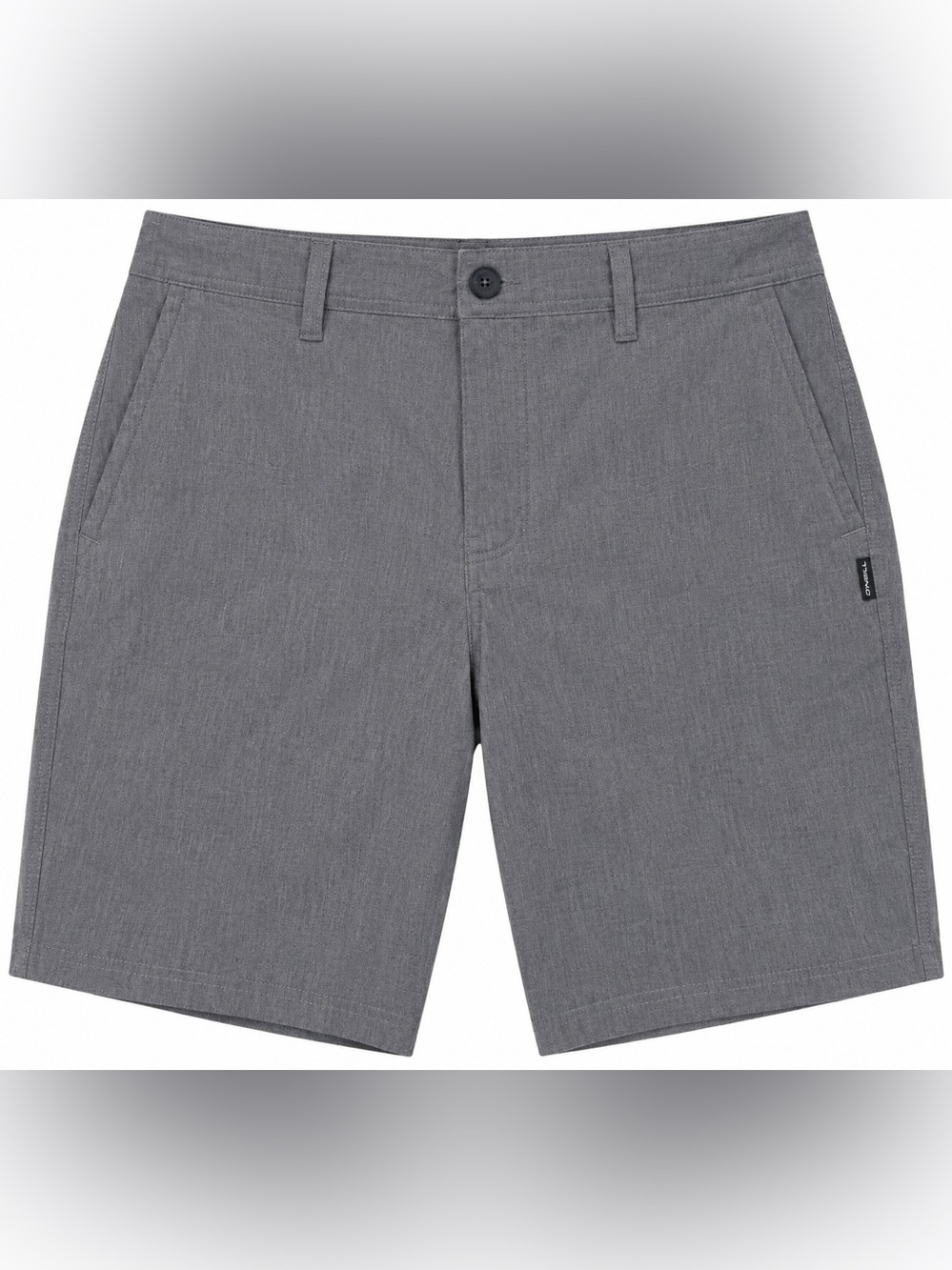 O'Neill Men's Gray Flat Front Shorts
